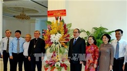 Lãnh đạo TP Hồ Chí Minh thăm, chúc mừng Giáng sinh các cơ sở tôn giáo